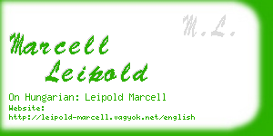 marcell leipold business card